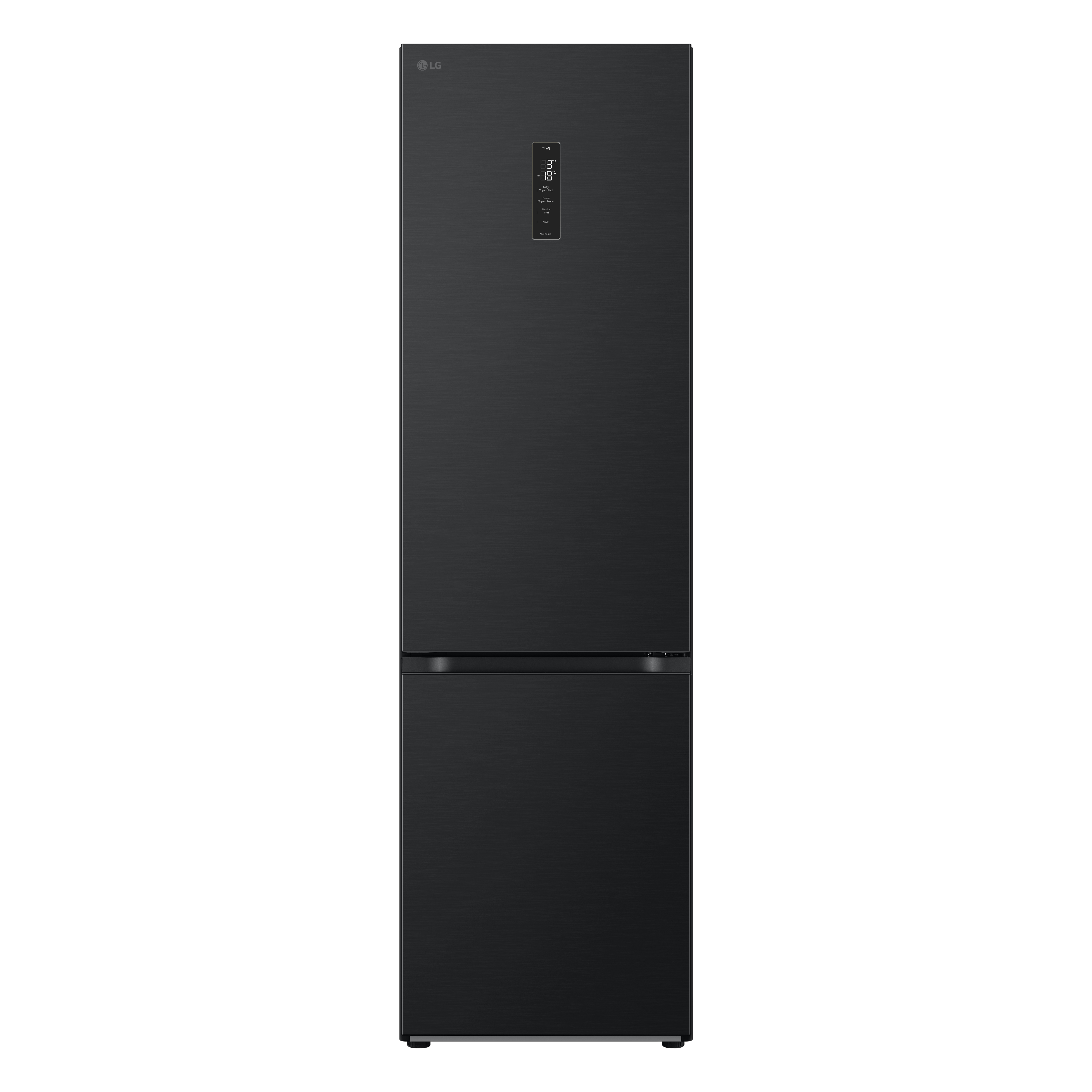 Frigorífico combi LG GBV5250DEP, 203 x 60 cm, display, negro